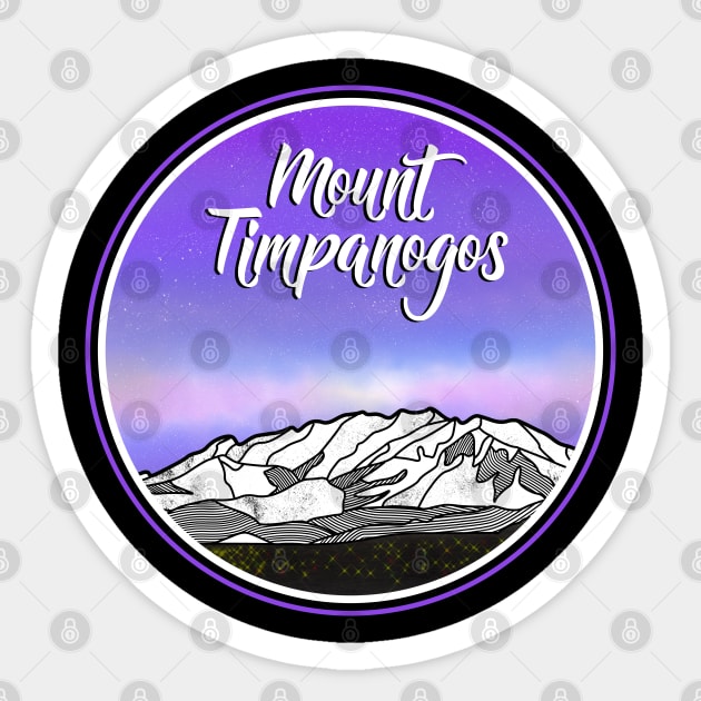 Mountain Mout Timpanogos Sticker by mailboxdisco